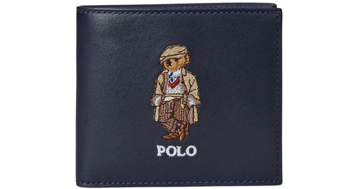 Portafoglio da Uomo di Polo Ralph Lauren in Blu Lyst