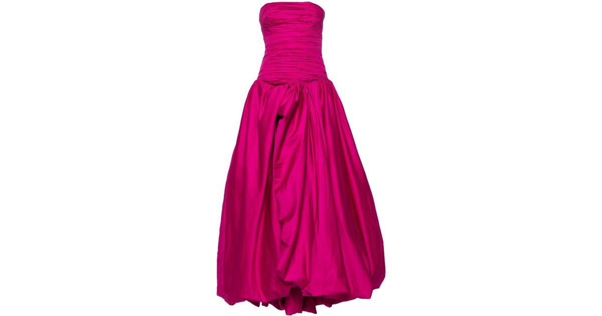 Aje. Violette Bubble Hem Maxi Dress in Pink | Lyst UK