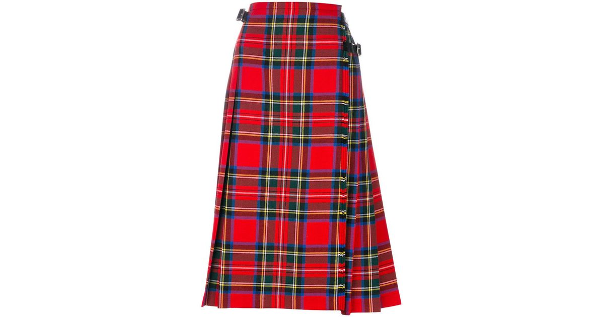 midi kilt skirt