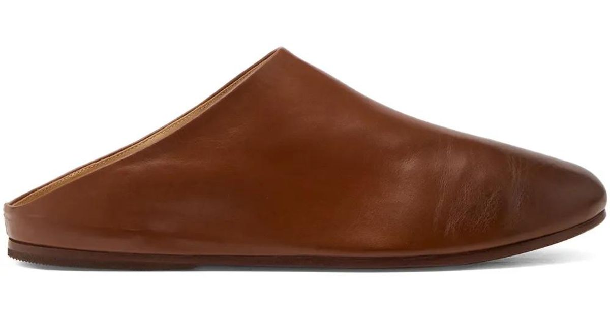 Marsell Steasacco Men\'s Brown Leather Slip-On Shoes Men main image 2