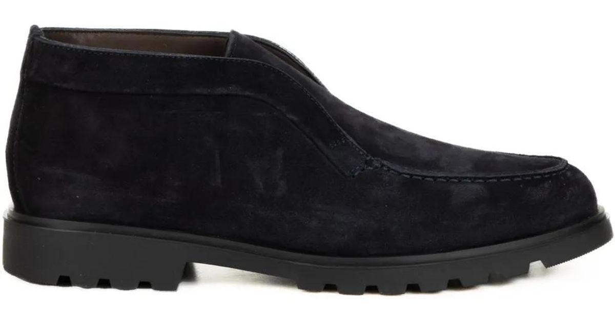 Triver Flight Slip-On Boots in Black for Men | Lyst