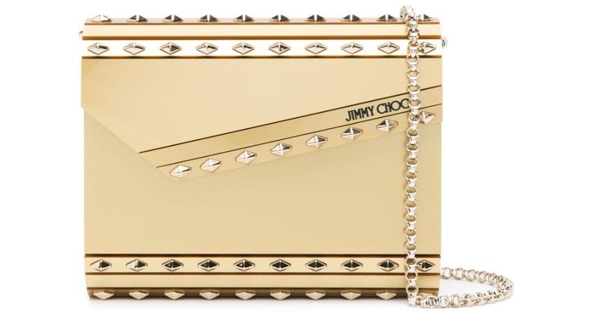 Jimmy Choo Candy Clutch Bag in Natural | Lyst
