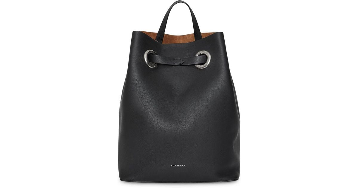 burberry the leather grommet detail backpack