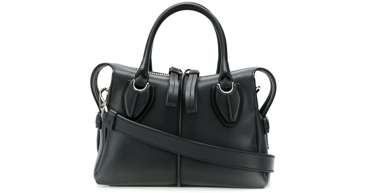 TOD'S ☆ D-STYLING BAG mini Tod's D-styling Mini Tote Bag in Black | Lyst