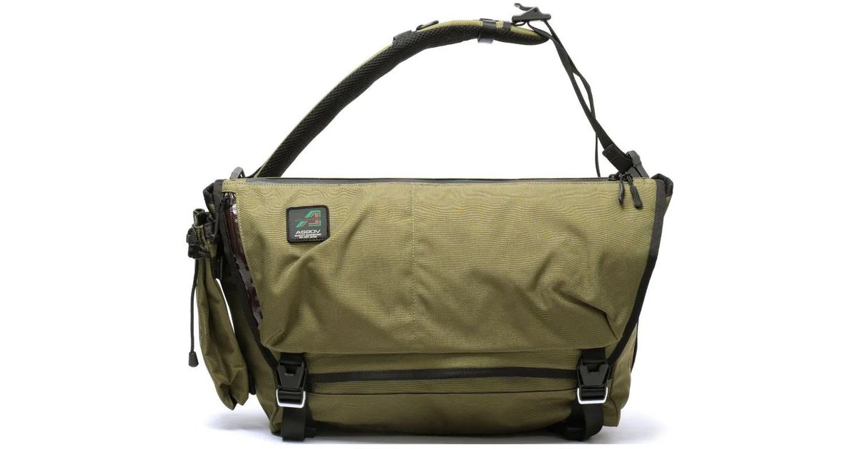 通販 AS2OV Cordura Lyst | Green in Bag Messenger Series Standard バッグ