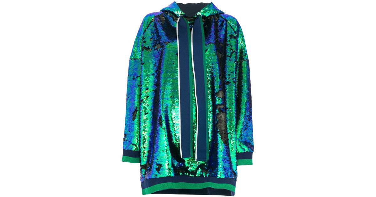 sequin hoodie