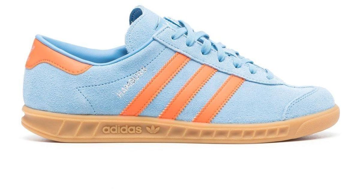 adidas Hamburg Lace-up Sneakers in Blue | Lyst