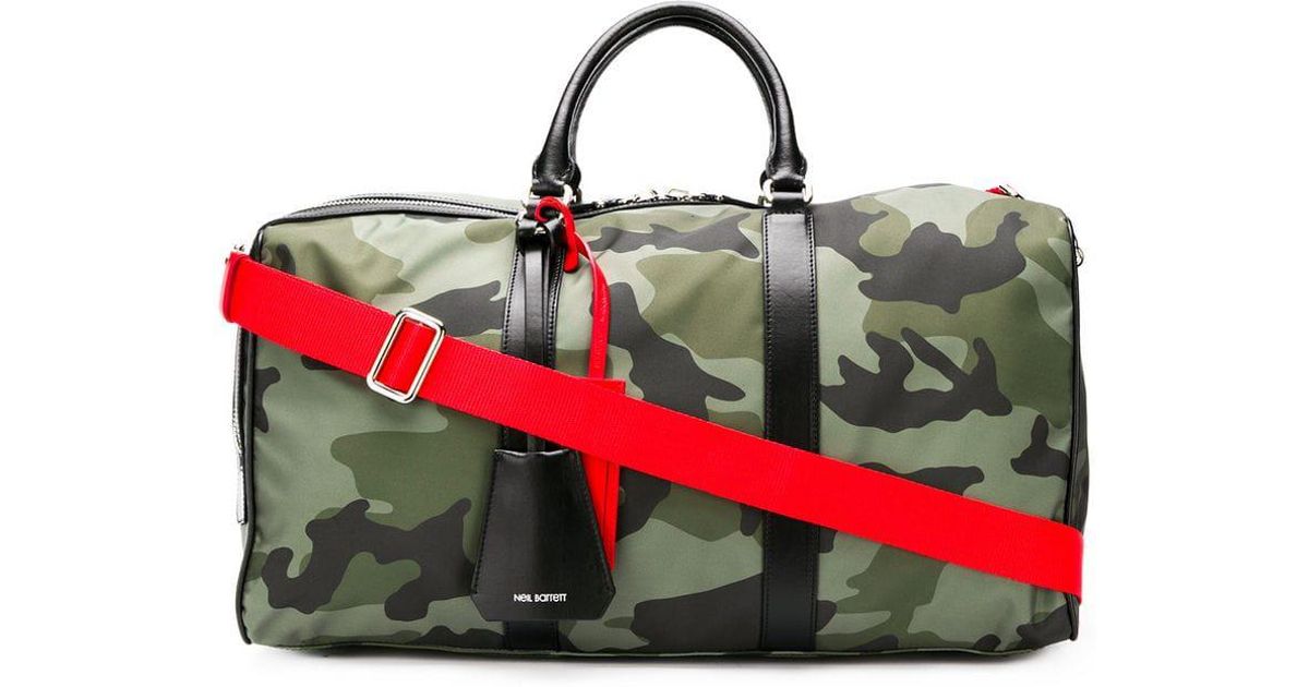 camouflage holdall