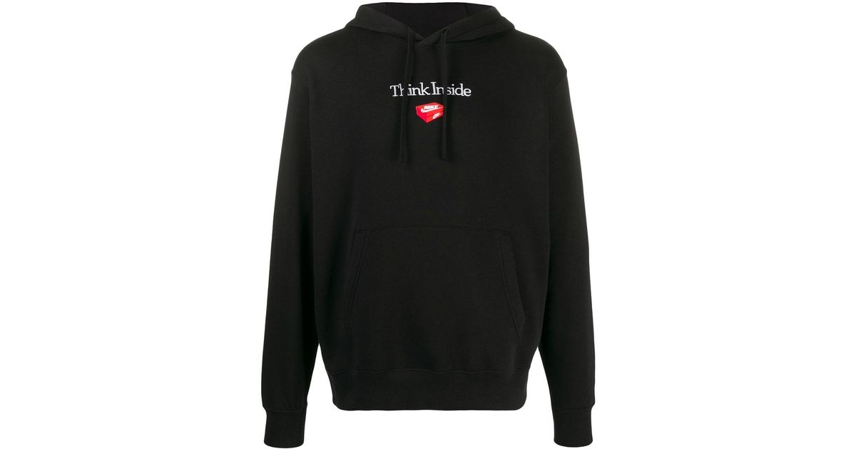 Sudadera Think Inside con capucha y diseño bordado Nike de Tejido sintético  de color Negro para hombre - Lyst