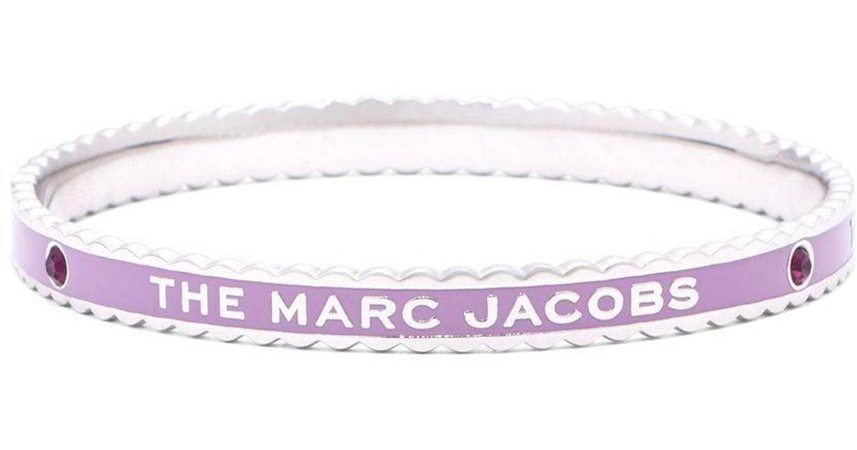 Marc Jacobs The Medallion Scalloped バングル パープル | Lyst