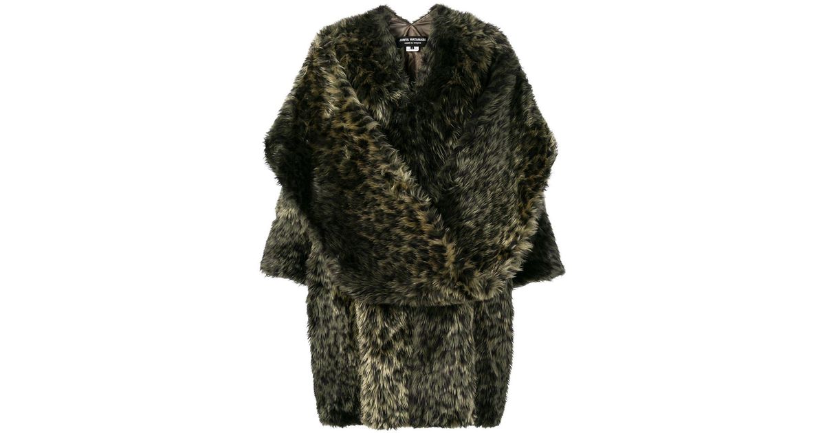 junya watanabe leopard coat
