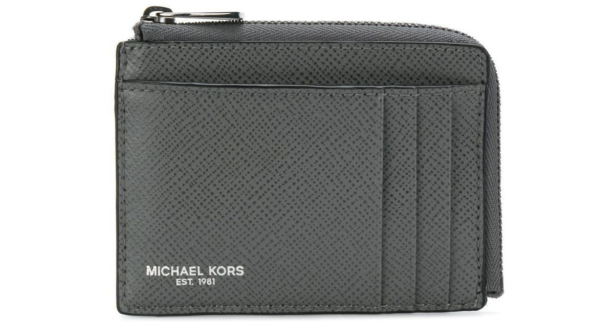 Michael Kors Leather Zip Around Card 
