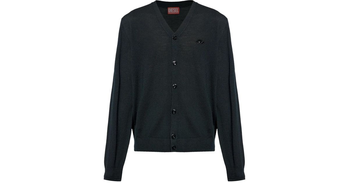 メンズ DIESEL K-Volto カーディガン ブラック | Lyst