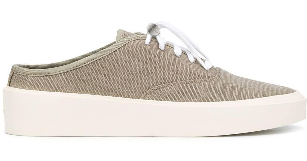 Fear Of God Backless Canvas Trainers for Men - Lyst