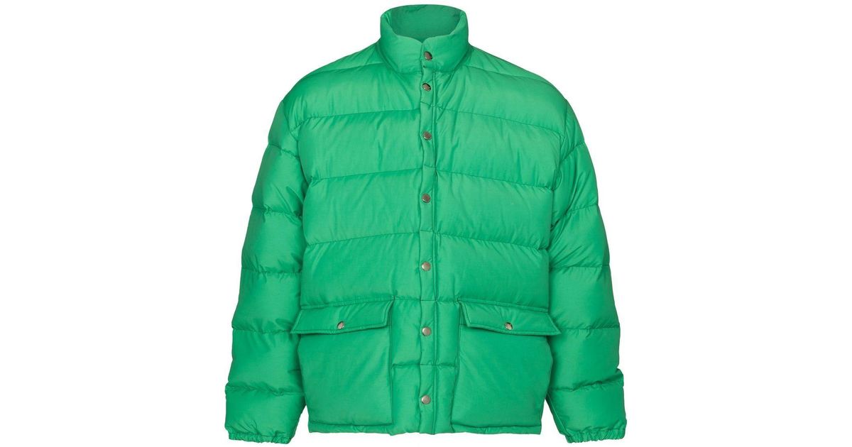 Bode Burlington Puffer Jacket in Green for Men Lyst Canada