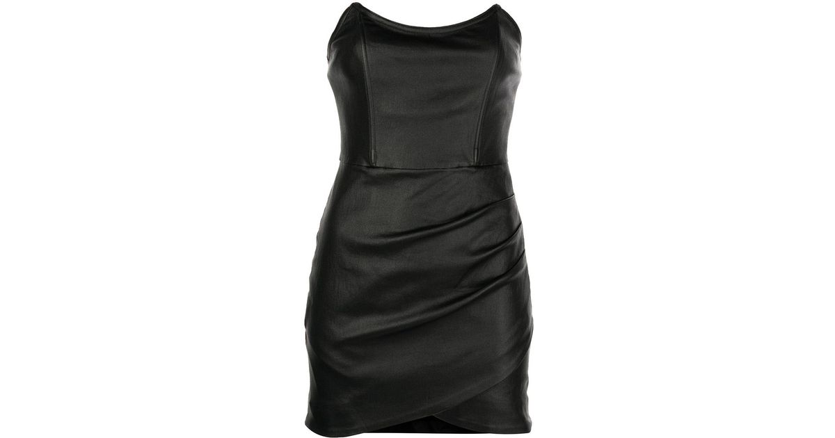 retroféte James Mini Dress in Black | Lyst
