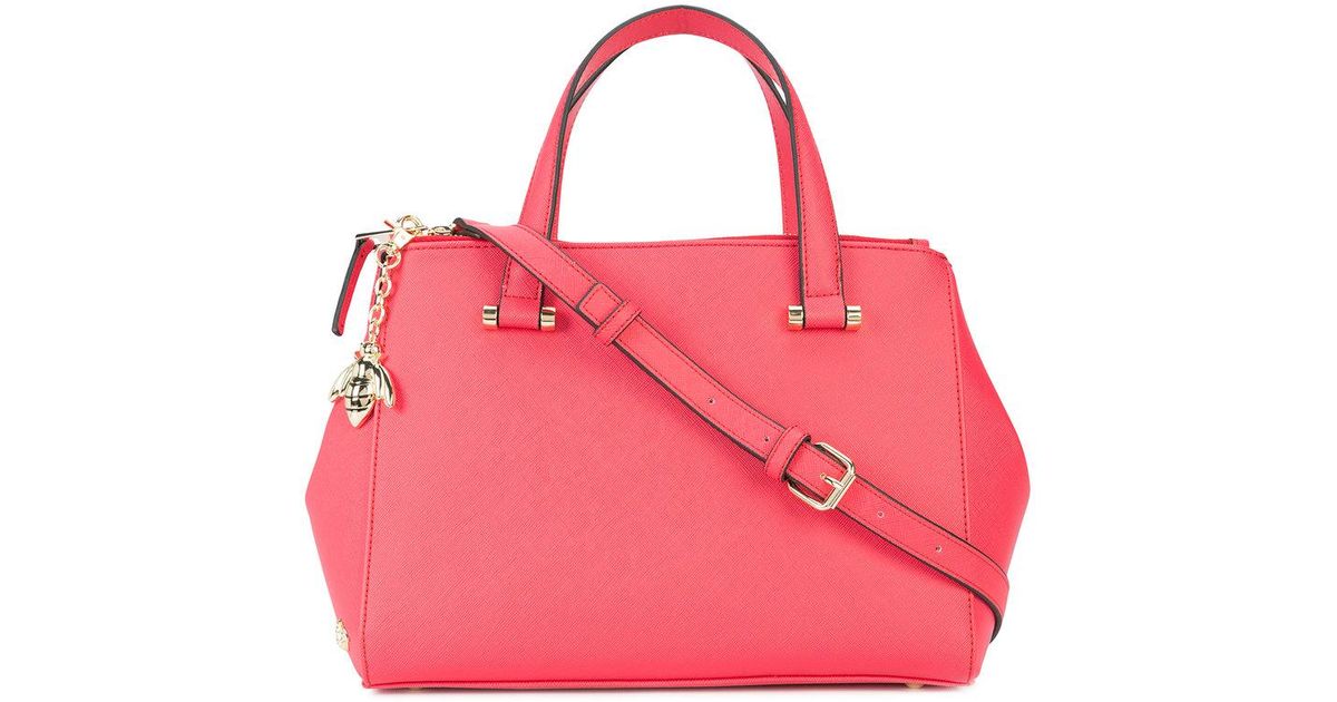 Siriano Bee Embellished Shoulder Bag In Red Lyst
