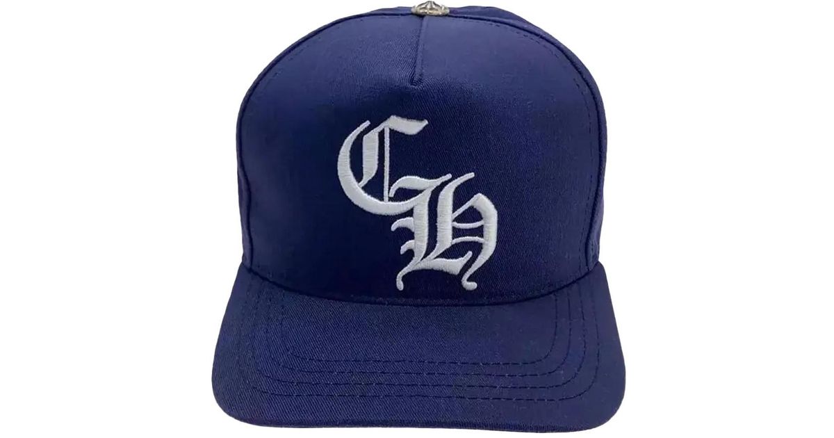 Chrome Hearts Ch Logo Trucker Hat in Blue for Men | Lyst Canada