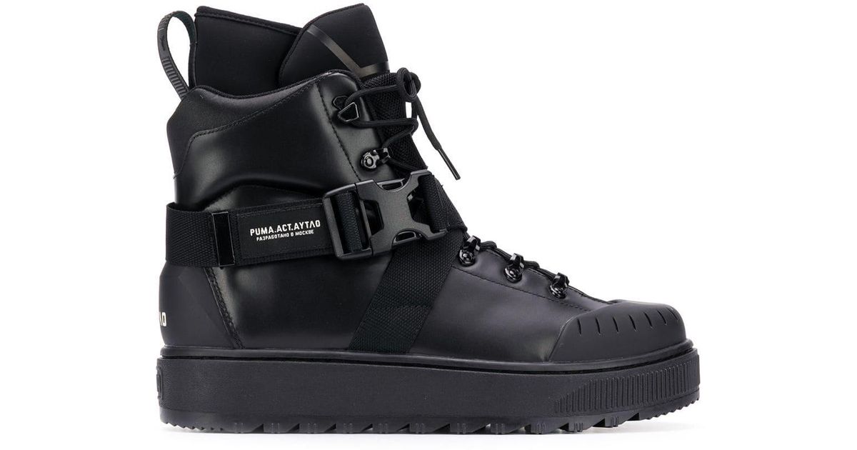 PUMA X Outlaw Moscow Ren Boots in Black for Men | Lyst