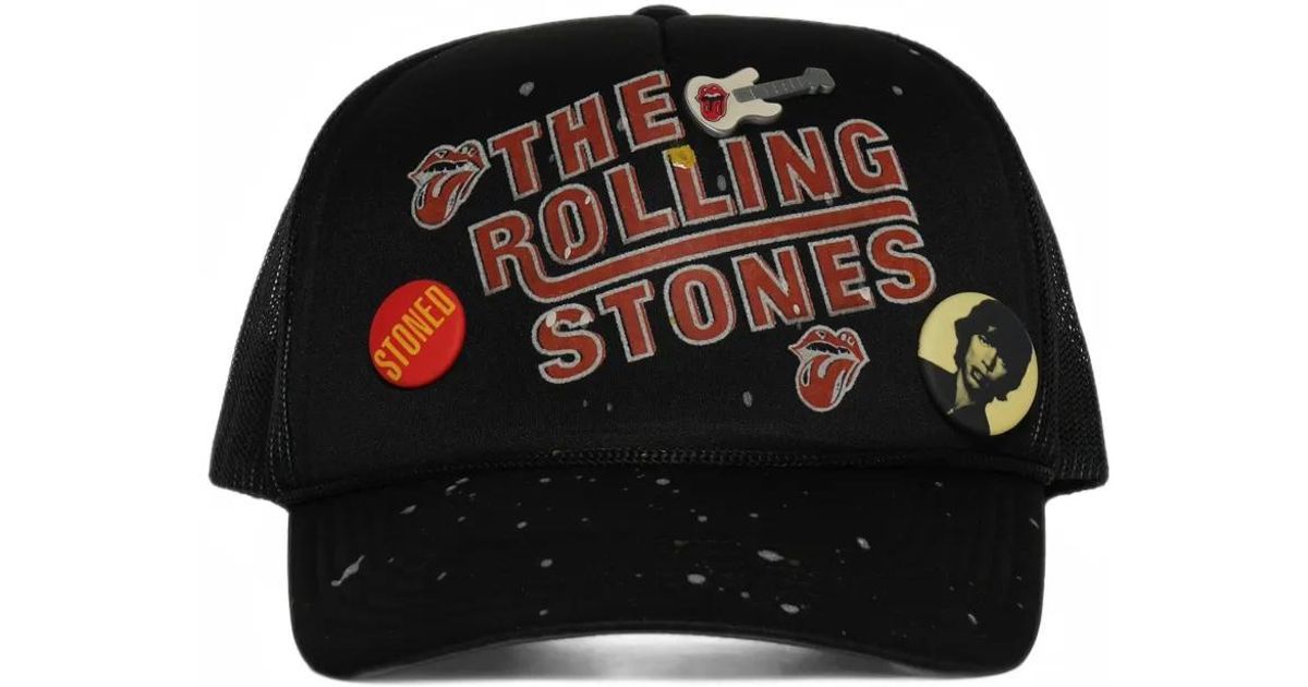 メンズ MadeWorn Rolling Stones グラフィック キャップ ブラック | Lyst