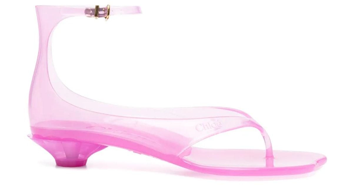 Chloe (クロエ) Chloe Jelly サンダル ピンク w421.jpg