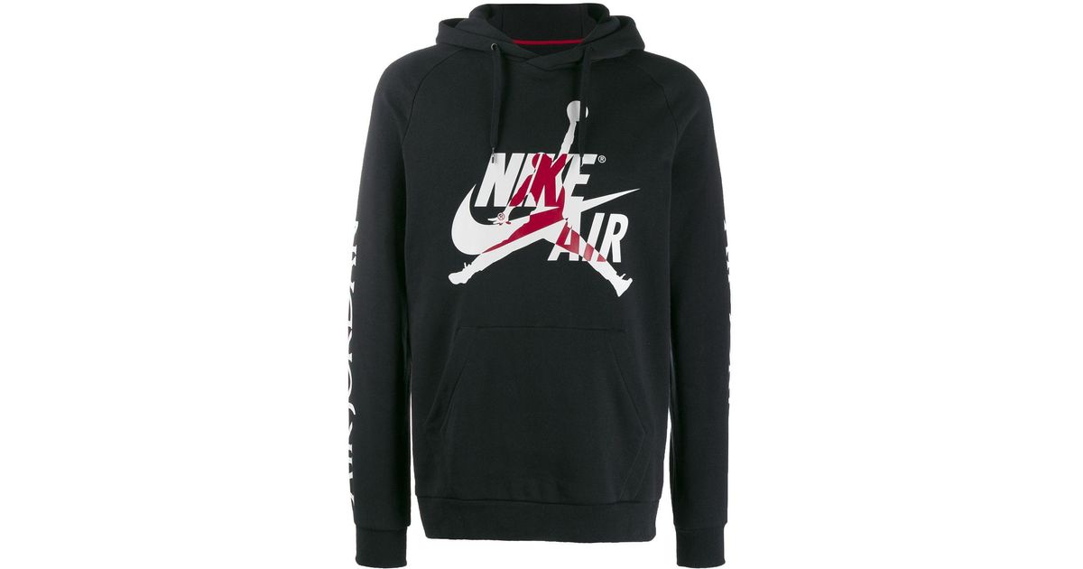 Sudadera Air Jordan con capucha Nike de Algodón de color Negro para hombre  | Lyst