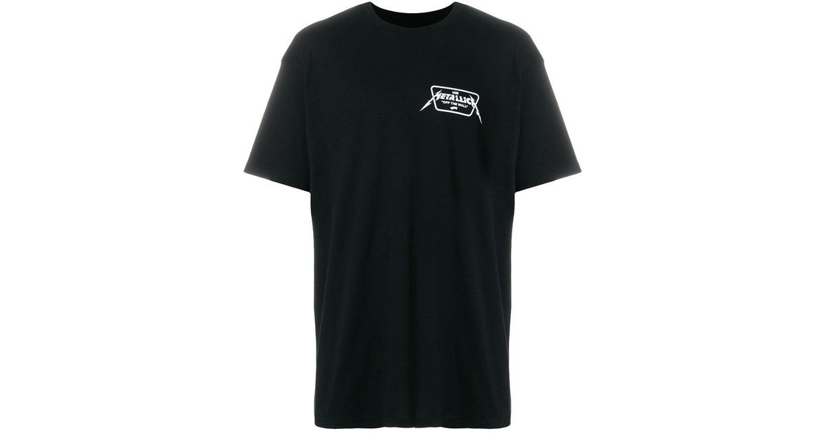 Vans Metallica Logo T-shirt in Black for Men | Lyst