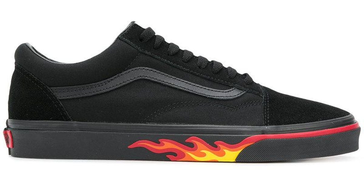 vans flame old skool shoes