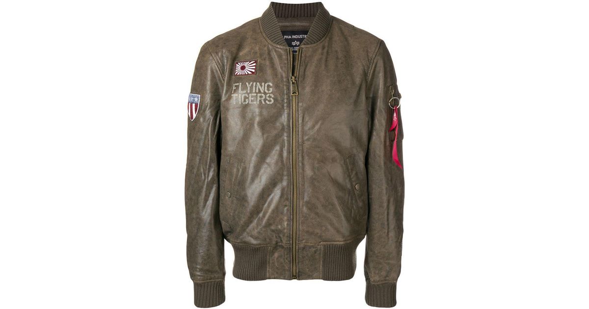 flying tigers leather jacket