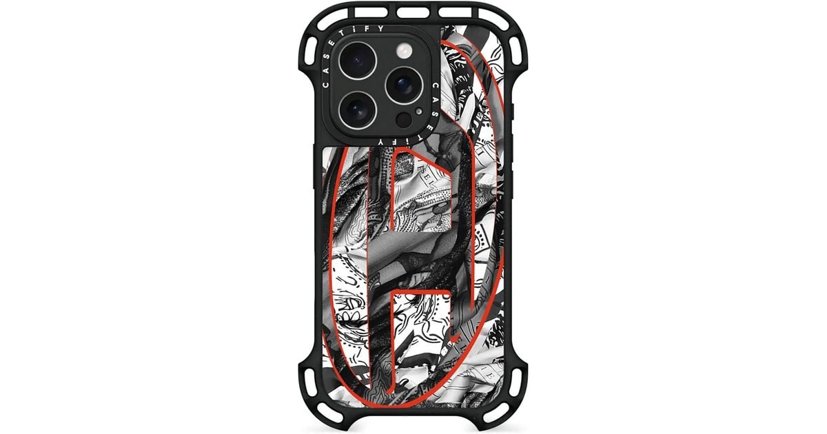 DIESEL X Casetify Moulded Iphone 16 Pro Max Case in Black | Lyst UK