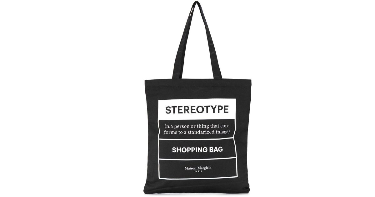 maison margiela stereotype tote bolsa
