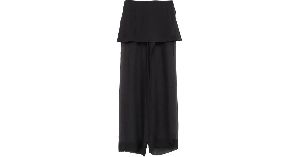 Paloma Wool No 2018 Silk Archive レイヤード パンツ ブラック | Lyst