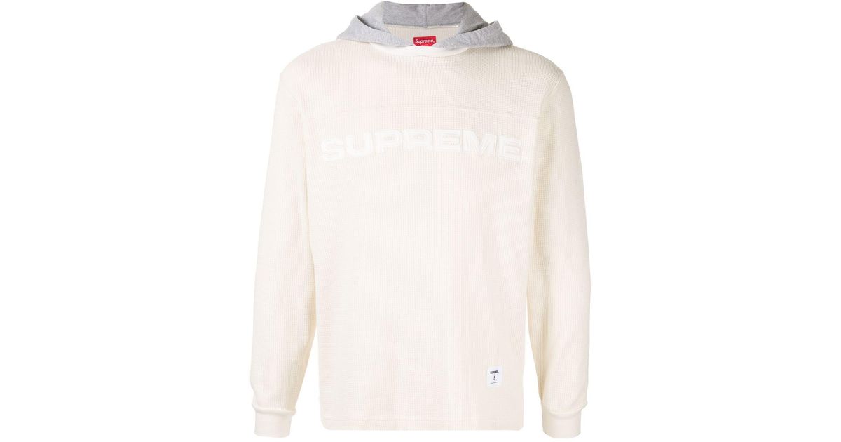 supreme waffle ringer tee