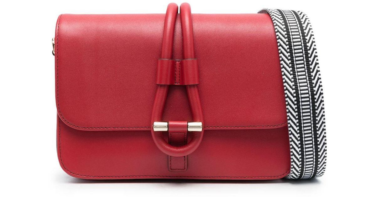 Tila March Romy Leather Crossbody Bag in Red | Lyst