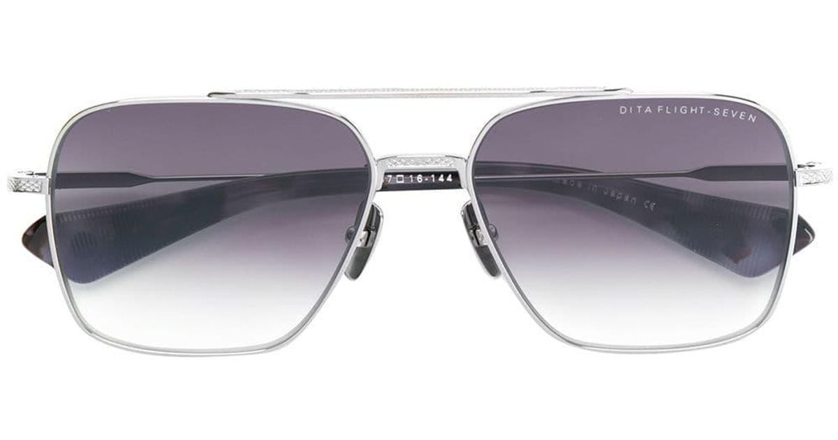 Kosten blozen Oneerlijk Dita Eyewear Flight 007 Sunglasses in Metallic for Men | Lyst