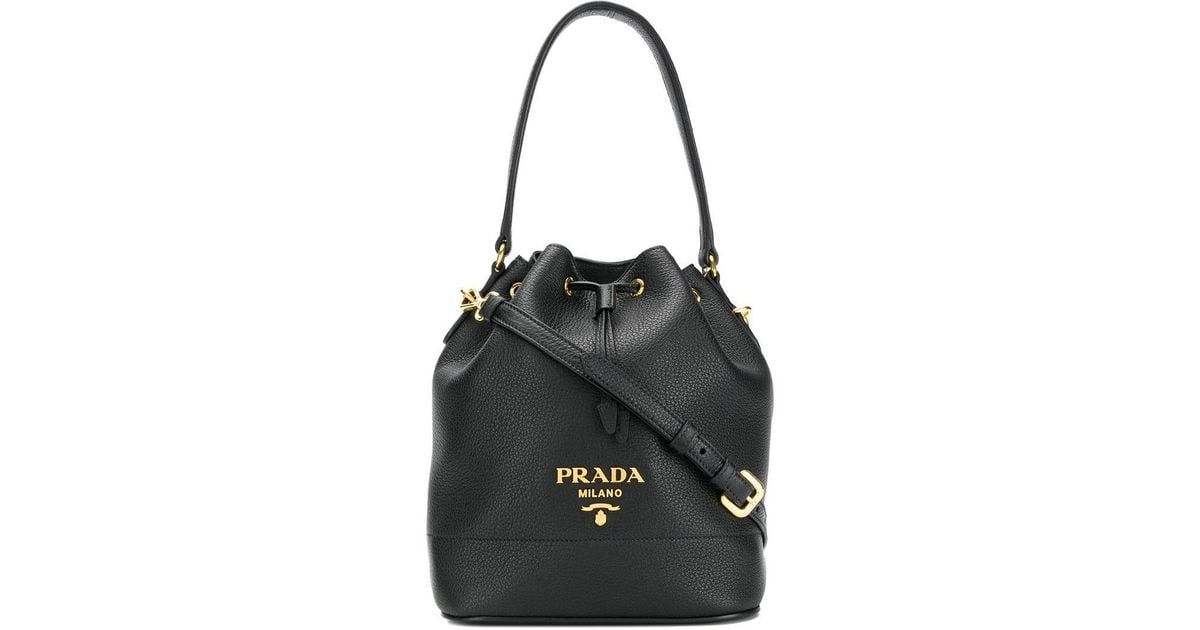 branded bucket bag