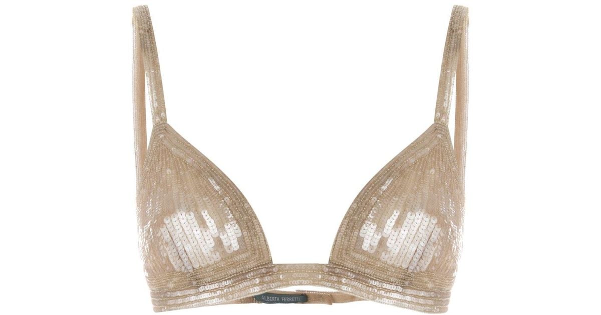 sequin bra