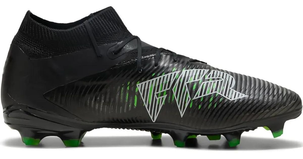 PUMA Future 8 Pro Fg Ag Striped Sneakers in Black for Men | Lyst