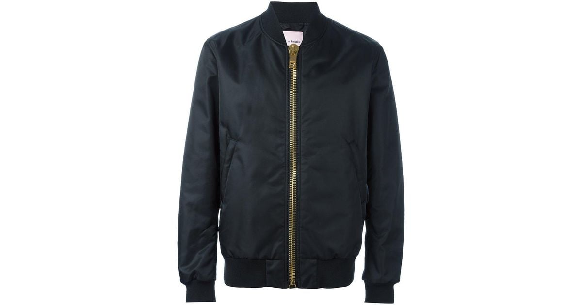 bomber jacket gold zipper