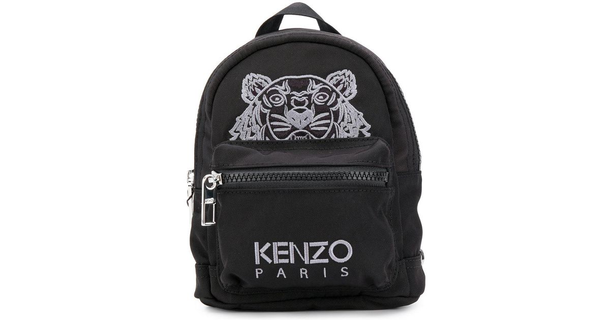 kenzo black mini tiger backpack