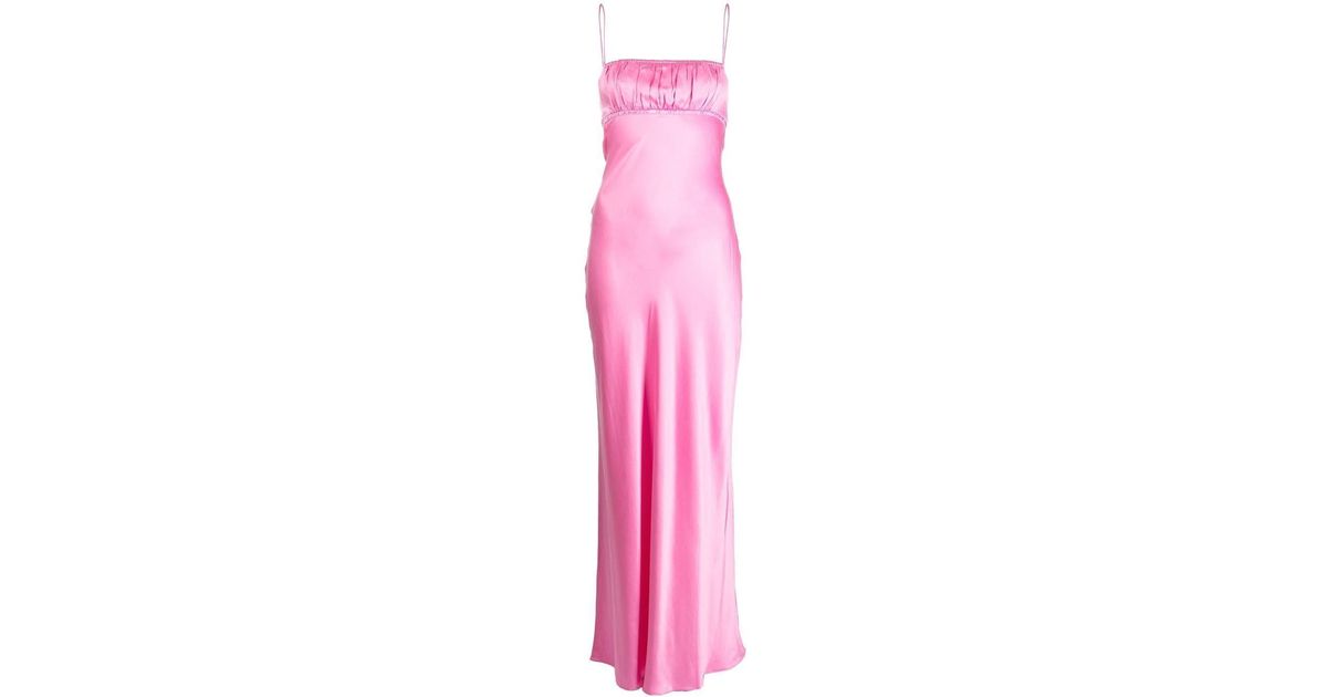Bec & Bridge Amber Silk Maxi Dress in Pink | Lyst