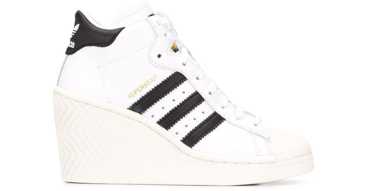 adidas Wedge Heel Trainers in White | Lyst Canada