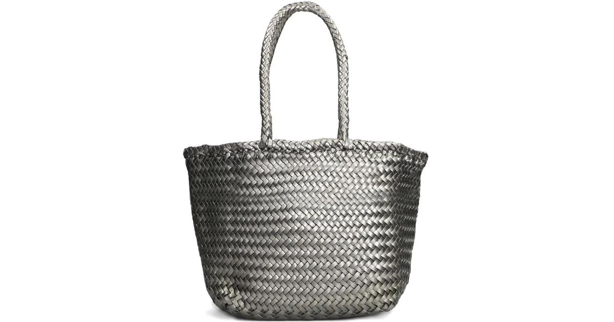 Dragon Diffusion Woven Tote Bag in Gray | Lyst