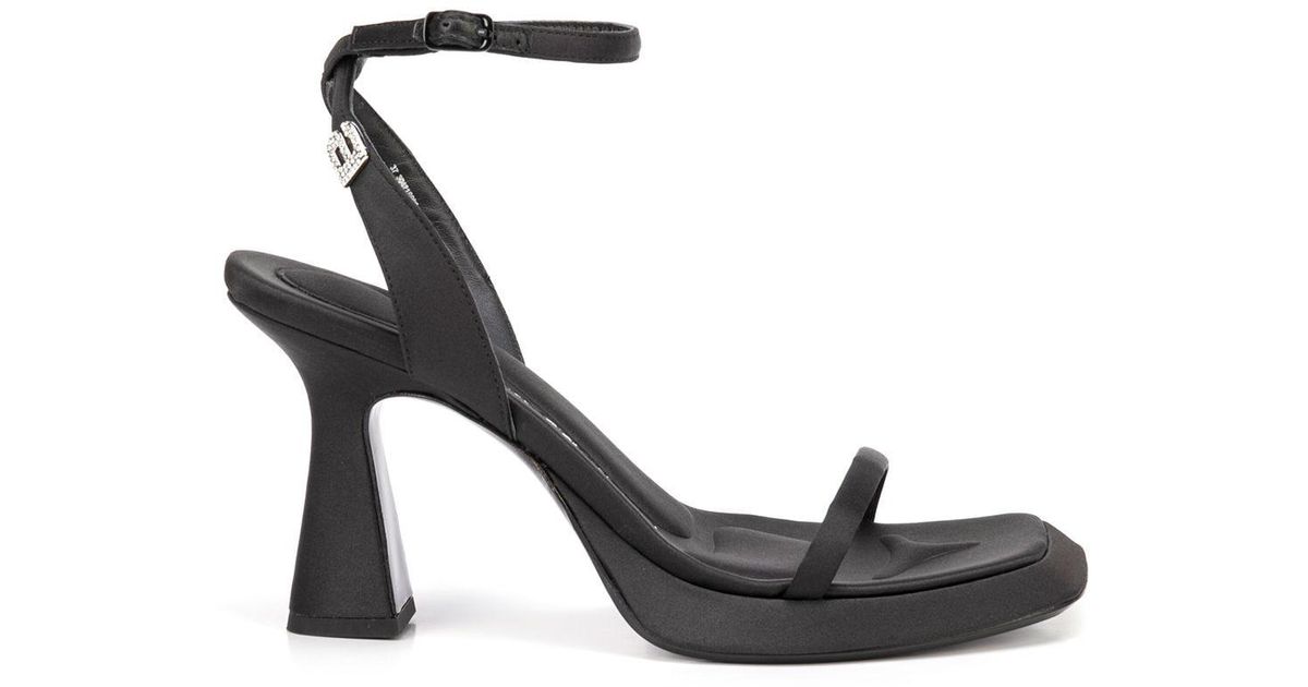Alexander Wang Square-toe Chunky Sandals in Black - Lyst