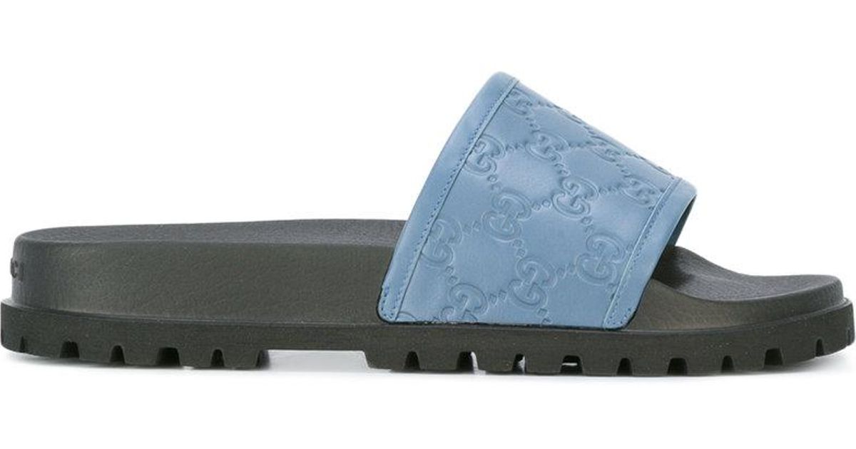 gucci signature slides