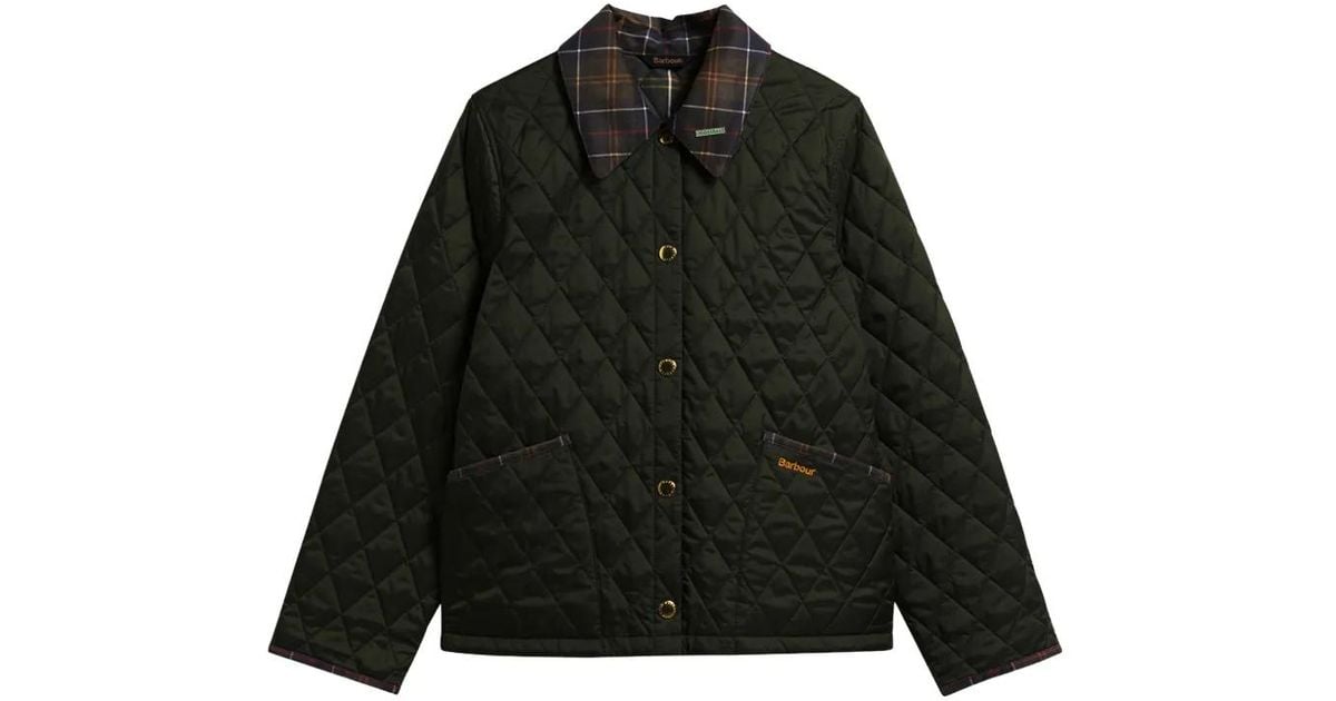 Barbour Icons Diamond-Quilted Jacket in Black | Lyst