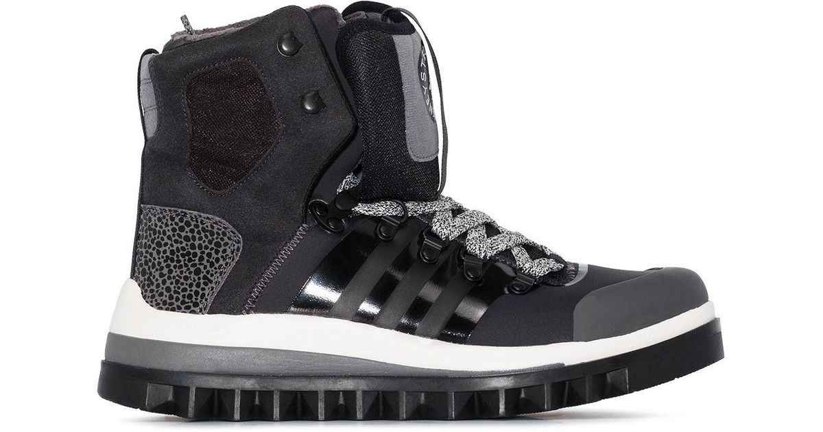 Adidas By Stella Mccartney Eulampis Hiking Boots In Black Lyst Adidas By Stella Mccartney Eulampis Hiking Boots In Black Lyst