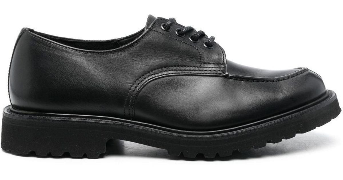 Tricker's Kilsby Leather Lace-up Shoes in Black for Men | Lyst UK