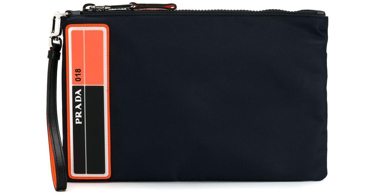 prada fluo clutch