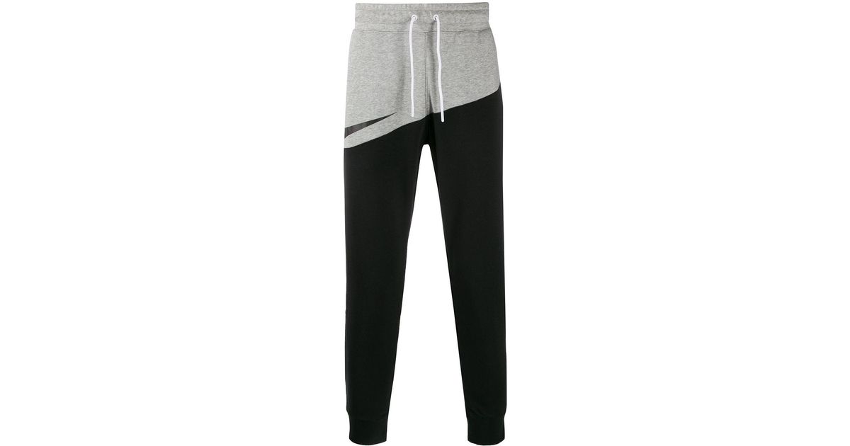 two tone track pants